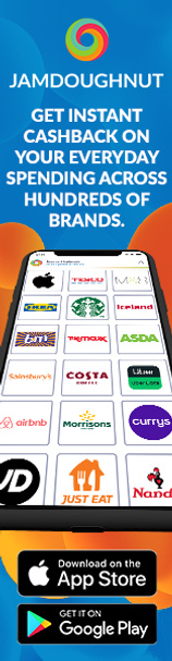 Join the JamDoughnut cashback app and you could save £100's on your everyday purchases!