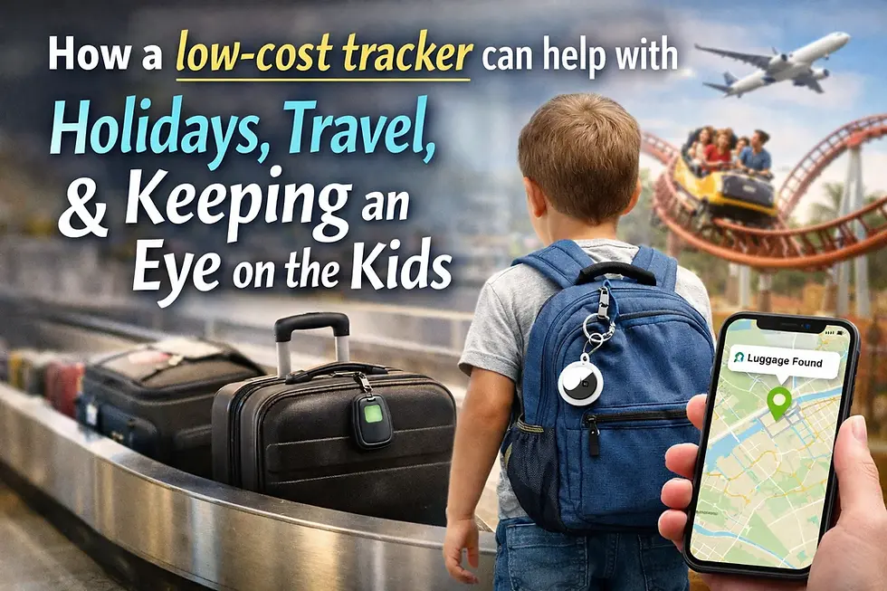 How a low-cost tracker can help with holidays, travel, and keeping an eye on the kids