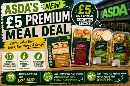 Asda's launched a premium lunch for a fiver. We've done the maths on whether it actually beats Tesco, Sainsbury's and Co-op.