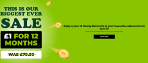 Grab A Whole Year Of Tastecard Membership For Just £1 - Save £78.99!