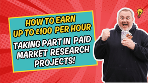 Companies want your honest opinions and genuine feedback. You can help shape products, services, and campaigns, and they'll pay you for your time!