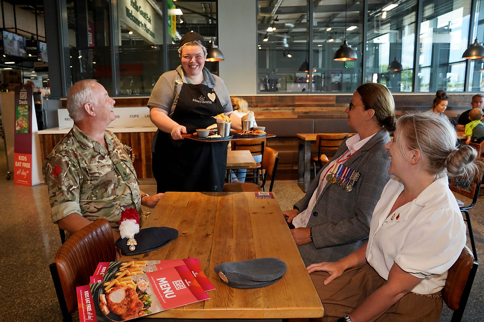 50% Off Meals For Armed Forces & Veterans At Morrisons Cafes On Saturday June 24th
