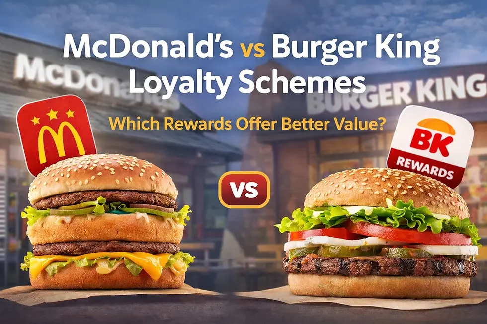 McDonald’s is changing its rewards scheme. We compare McDonald’s vs Burger King points, deals, and freebies to see which saves you more.