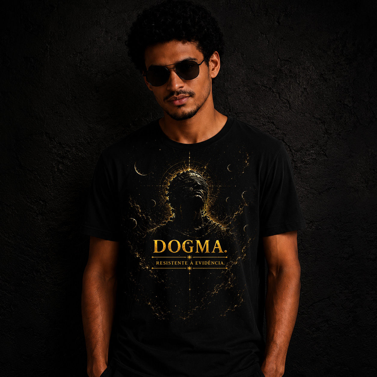 Camiseta DOGMA - Resistente à Evidência.