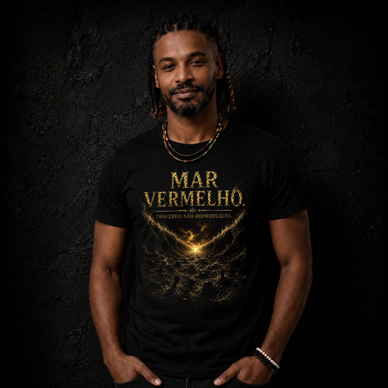 Camiseta "MAR VERMELHO - Travessia Não Reproduzida"