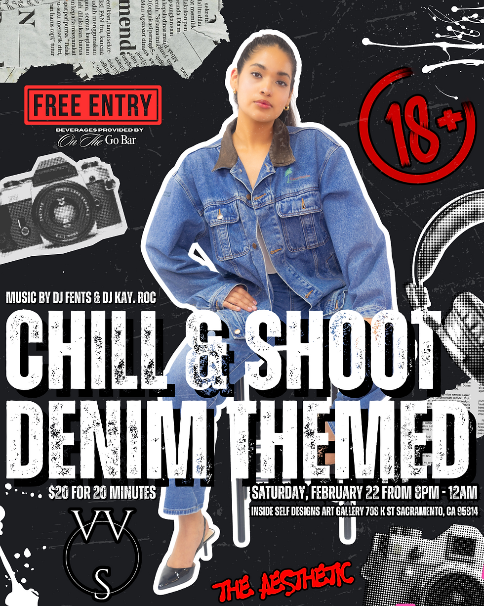 Chill & Shoot Denim Themed