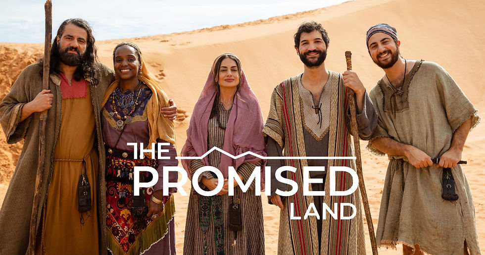 Moses, Zipporah, Miriam, Aaron, and Joshua in The Promised Land