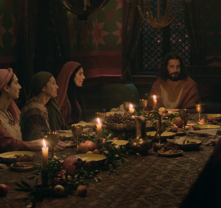 The female disciples pray the Dayenu in Episode 4 of The Chosen Season 5: Last Supper (Part 2)