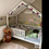 Miniatura: IMIĘ 50cm x 23cm Napis Led w drewnie (7-12 LITER)
