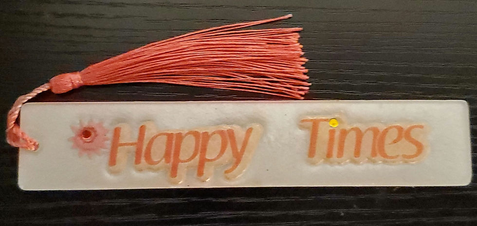 Thumbnail: Hand made Resin bookmarks 