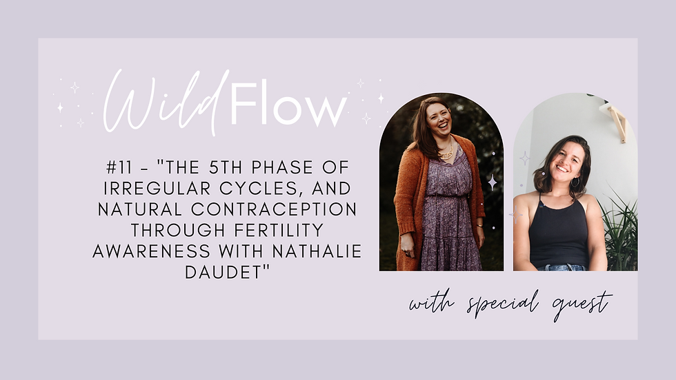 #11 - "The 5th Phase of Irregular Cycles, and Natural Contraception through Fertility Awareness with