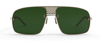 lunettes de couleur verte