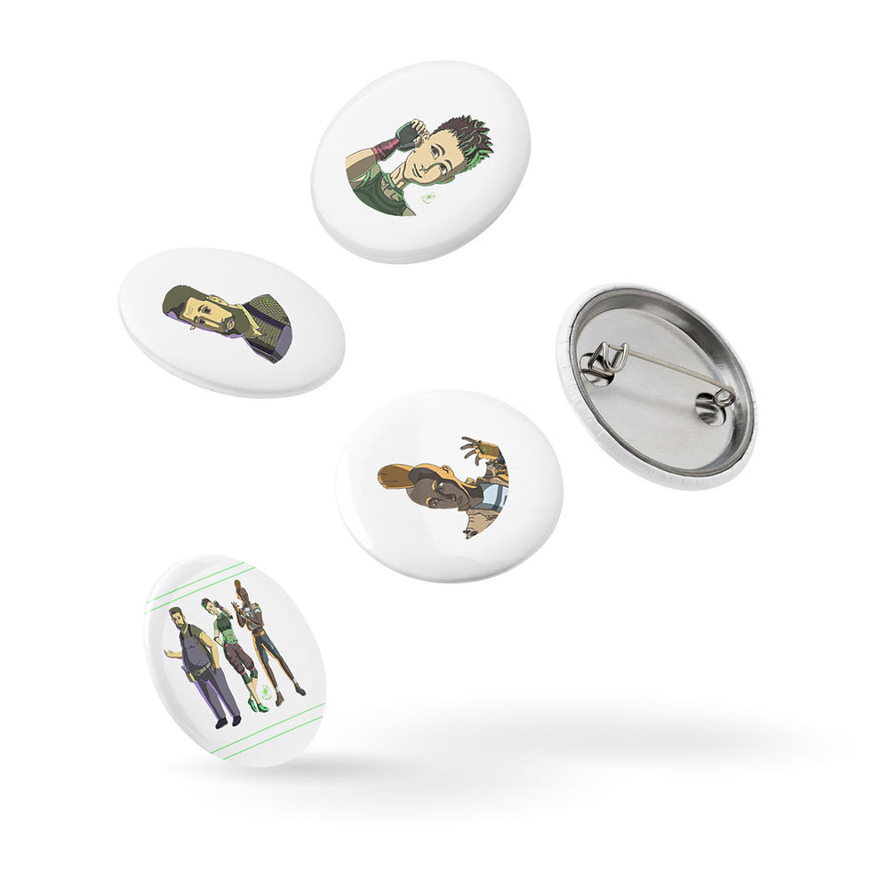 Thumbnail: Rising Stars Game | Set of pin buttons