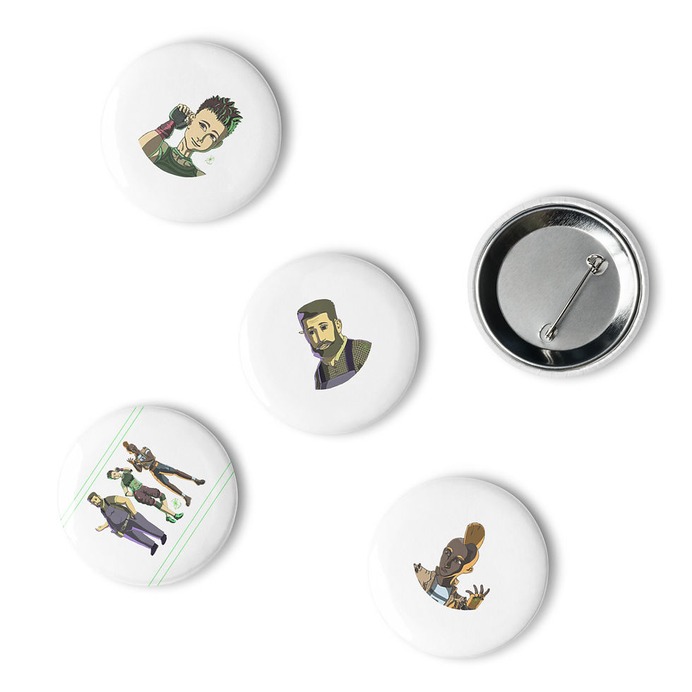 Thumbnail: Rising Stars Game | Set of pin buttons