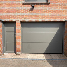 U-line niet geprofileerd, stucco met bijhorende ALU deur