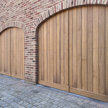 2x A40+ bisectionaal poort met afrormosia bekleding