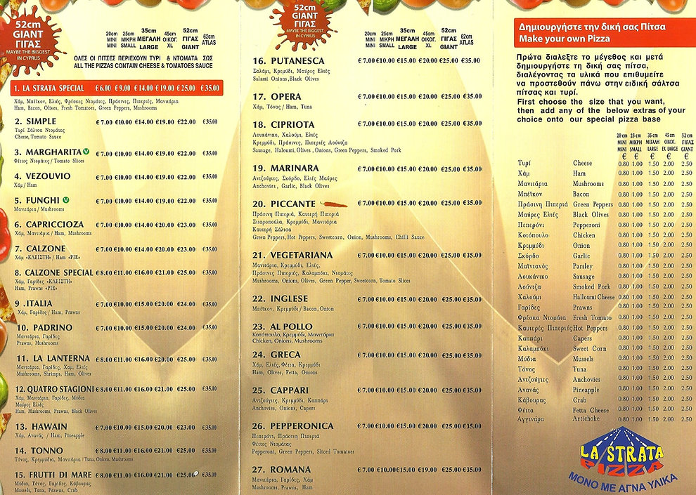 la strata pizza