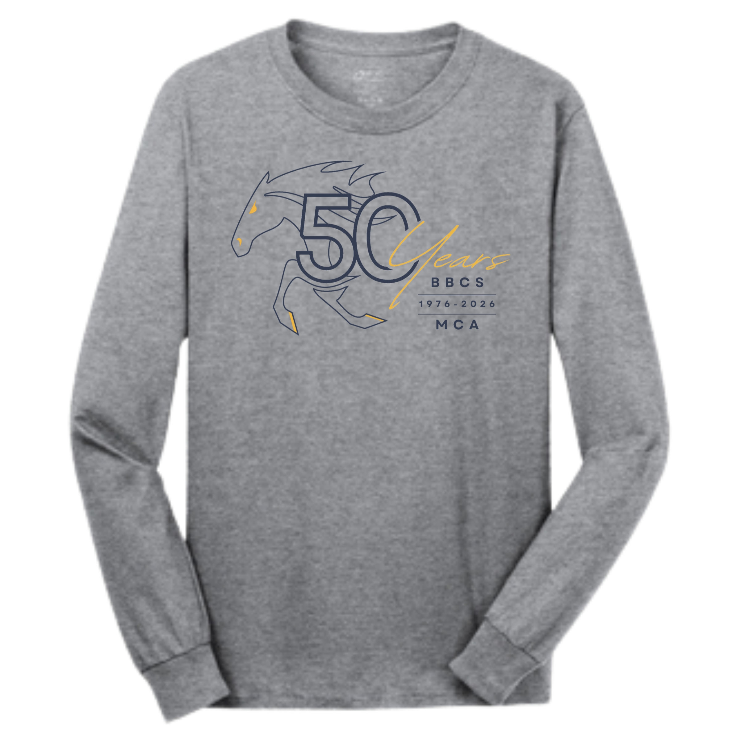 50 Years Long Sleeve Tee - Athletic Heather