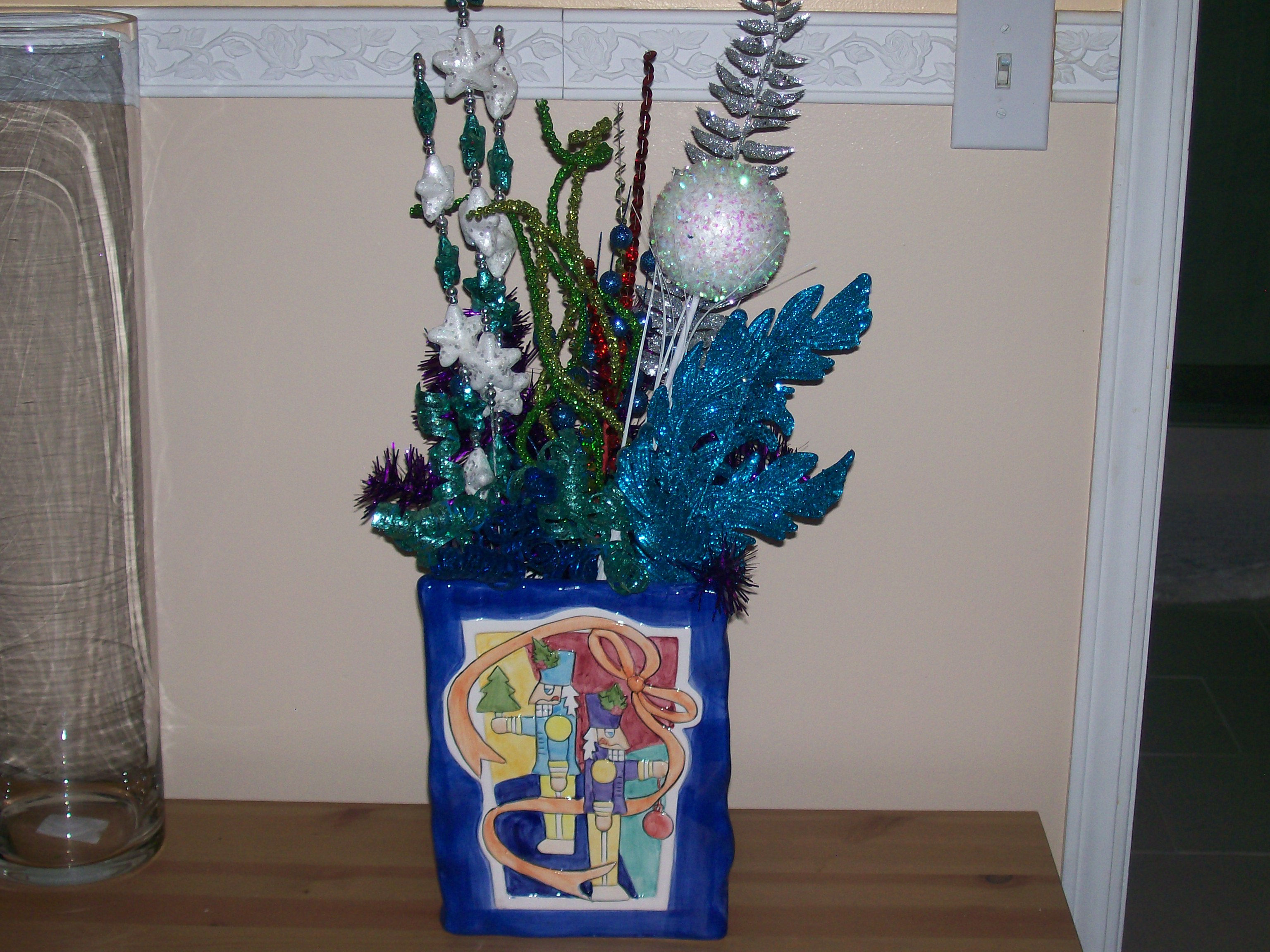 Christmas Glass Nutcracker Bag # 178