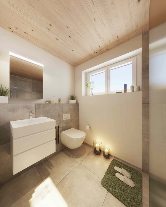 Badezimmer mit WC