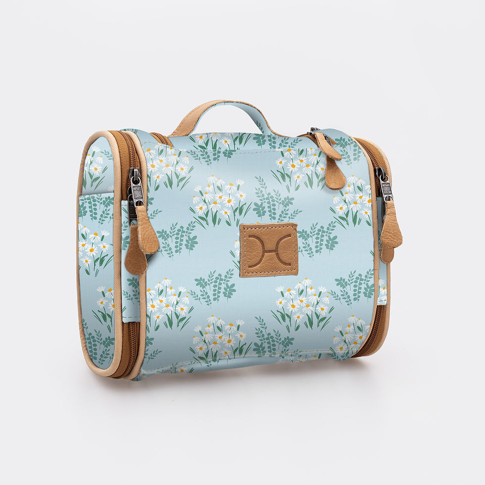 Thumbnail: Compact Travel Vanity - Laminated Fabric