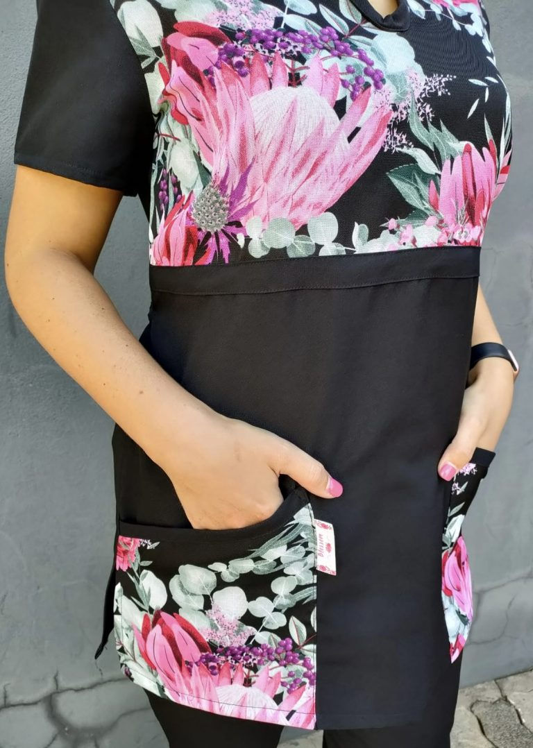 Thumbnail: Scrub Top - Enchanted Petals