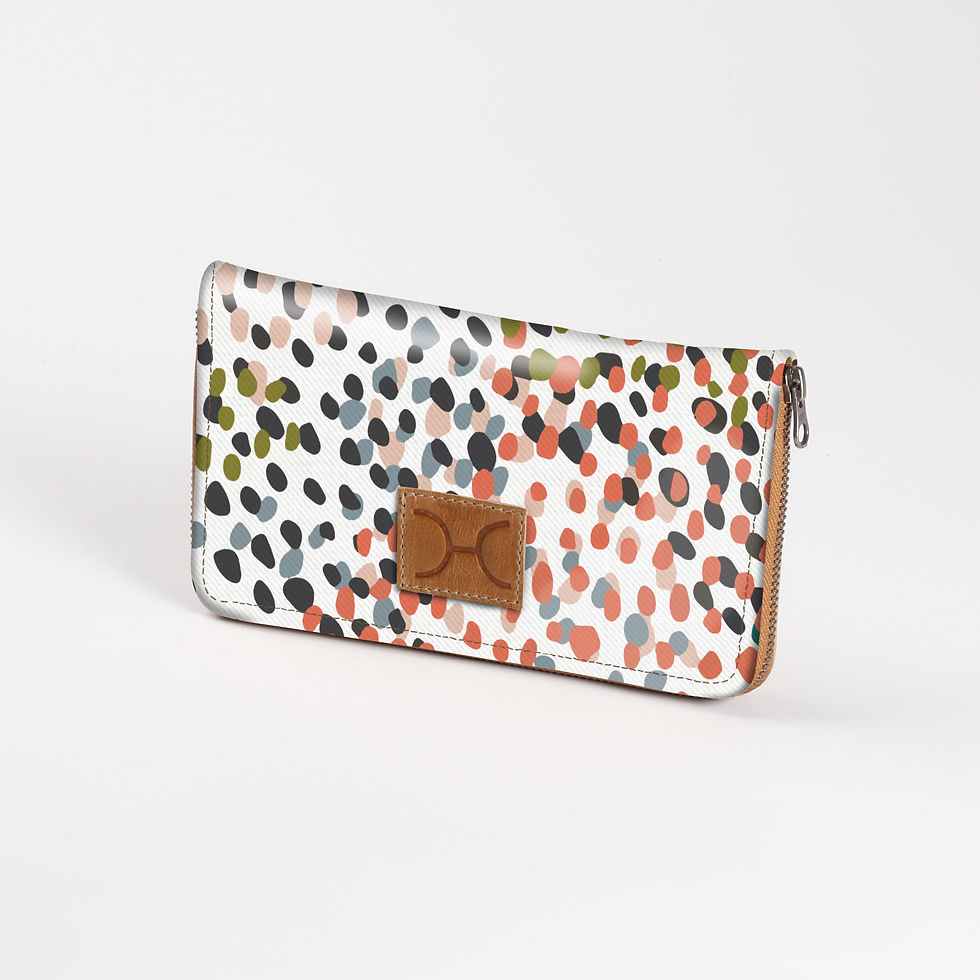 Thumbnail: Large Travel Wallet - Laminated Fabric