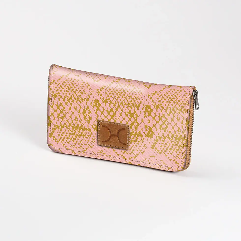 Thumbnail: Large Travel Wallet - Laminated Fabric