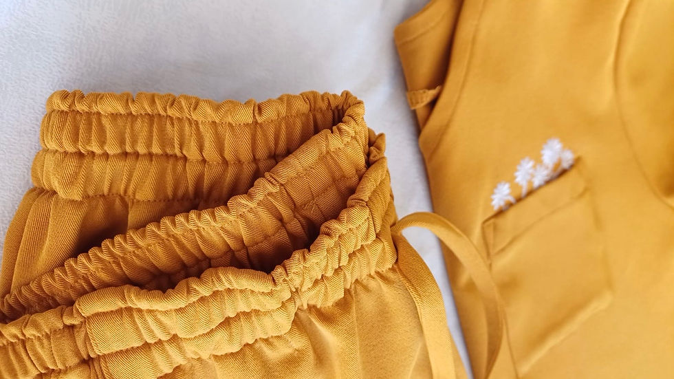 Thumbnail: Plain Scrub Top - Mustard