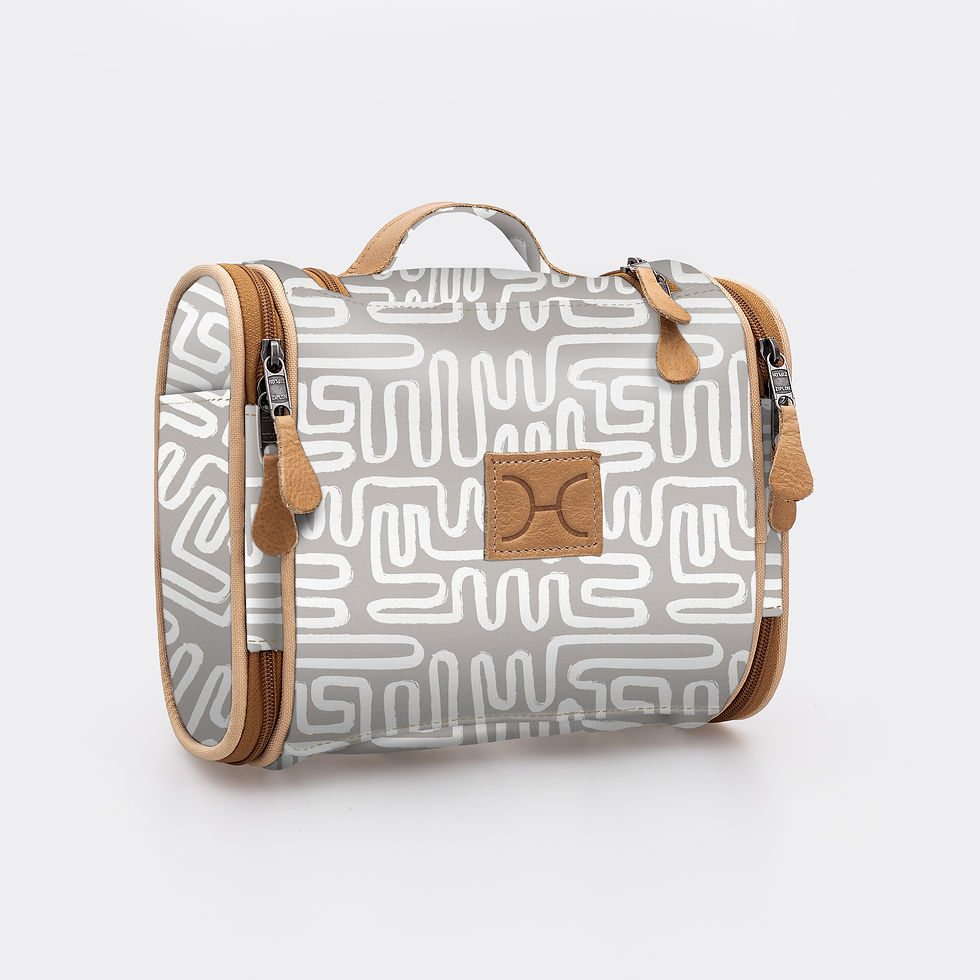 Thumbnail: Compact Travel Vanity - Laminated Fabric
