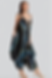 Dark Blue Rainbow Colored Harem Jumpsuit