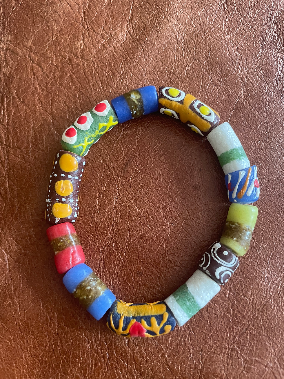 Thumbnail: African Krobo Beaded Bracelet