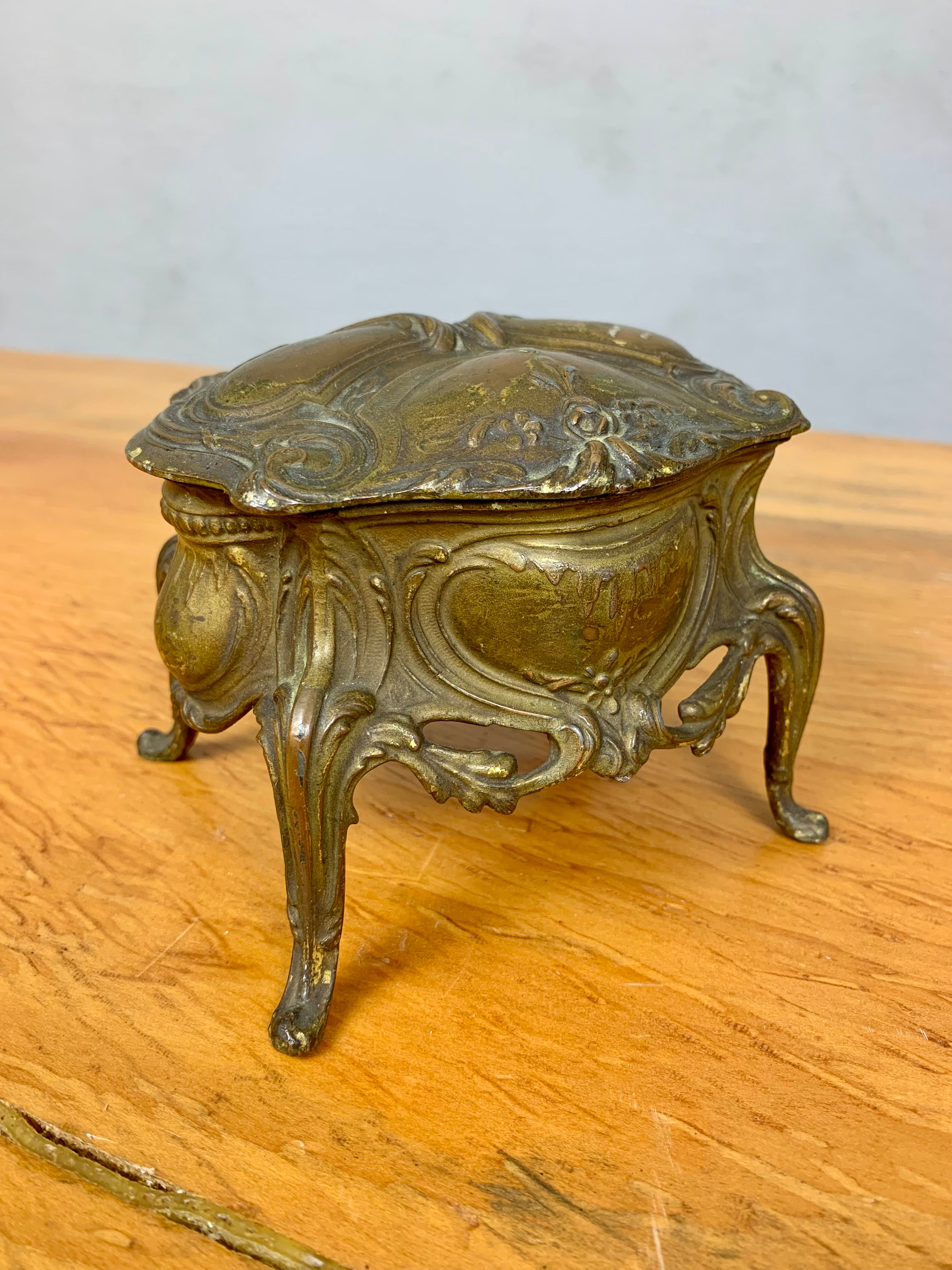 French Art Nouveau trinket box