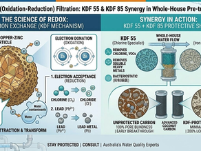 The Power of Redox: Decoding the Synergy of KDF 55 & KDF 85 in Whole-House Pre-treatment
