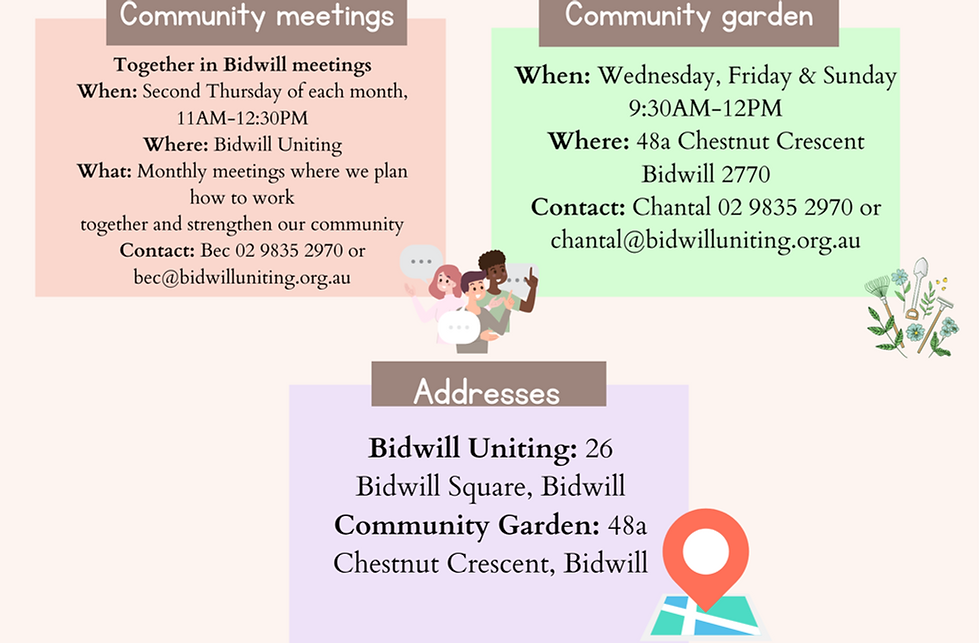 What's on in Bidwill Term 1 2024 updated flyer (1).png