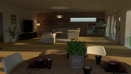 Home interior design.