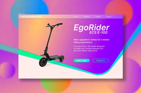 Landing page.