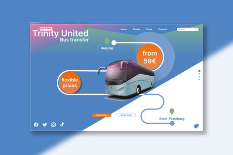 Landing page.