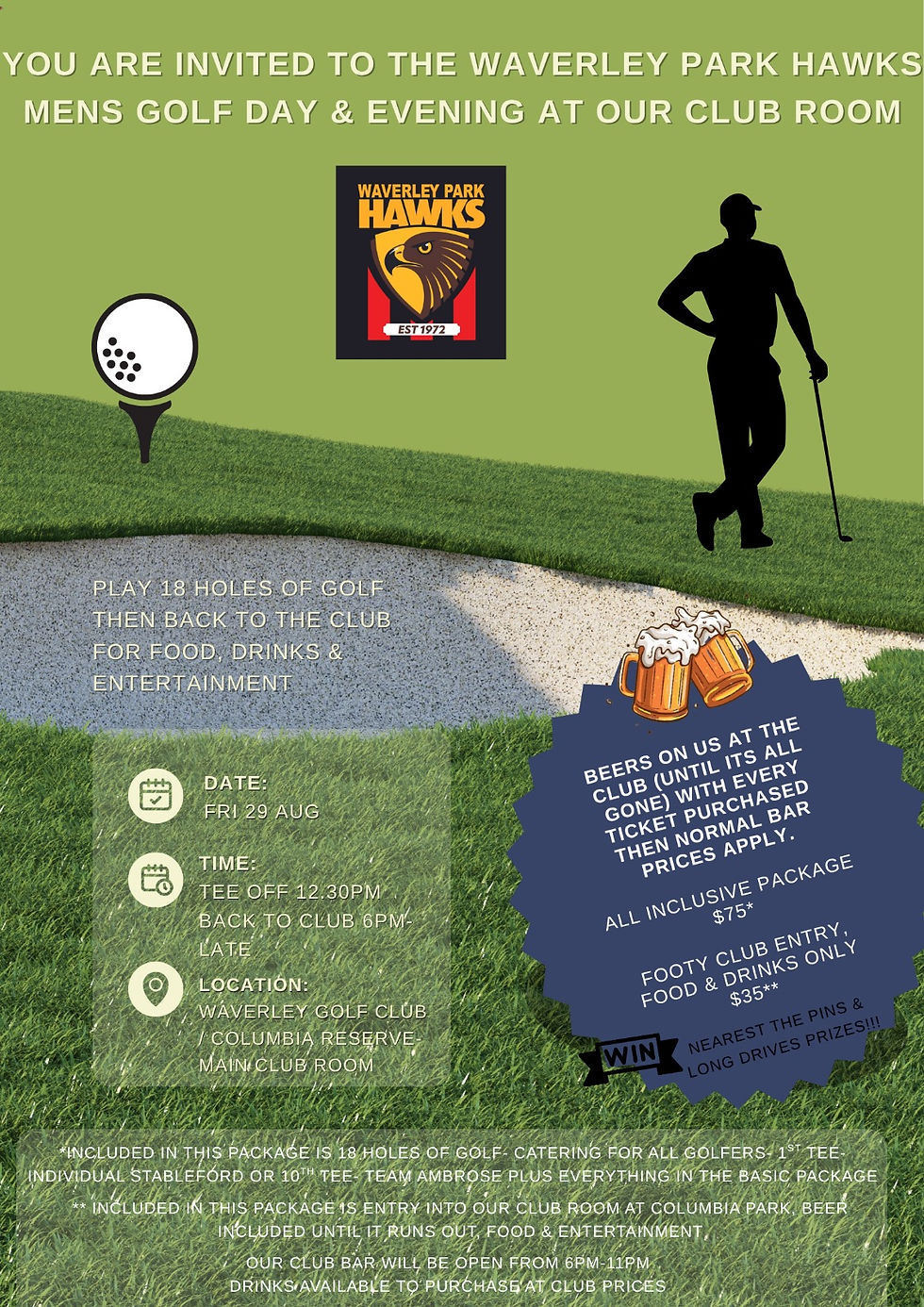 Men's Golf & Club Room Night