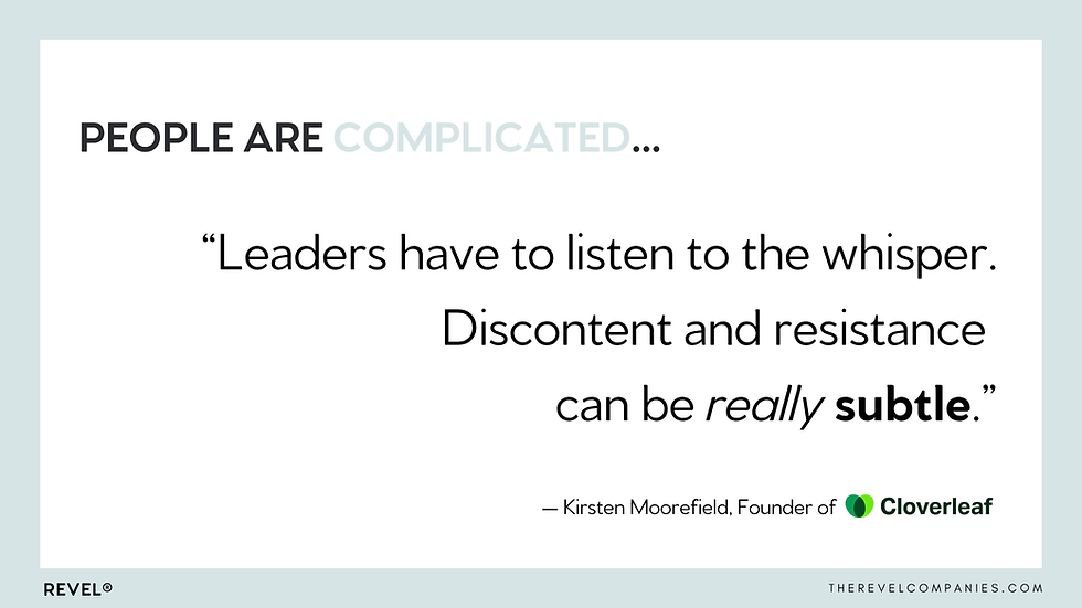 Listening beyond the surface. Graphic by REVEL® | therevelcompanies.com