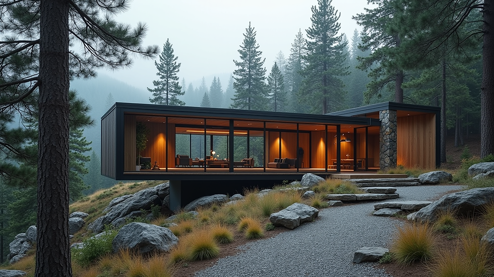 Showcasing Modern Mountain Architecture Portfolio with Modern Designs