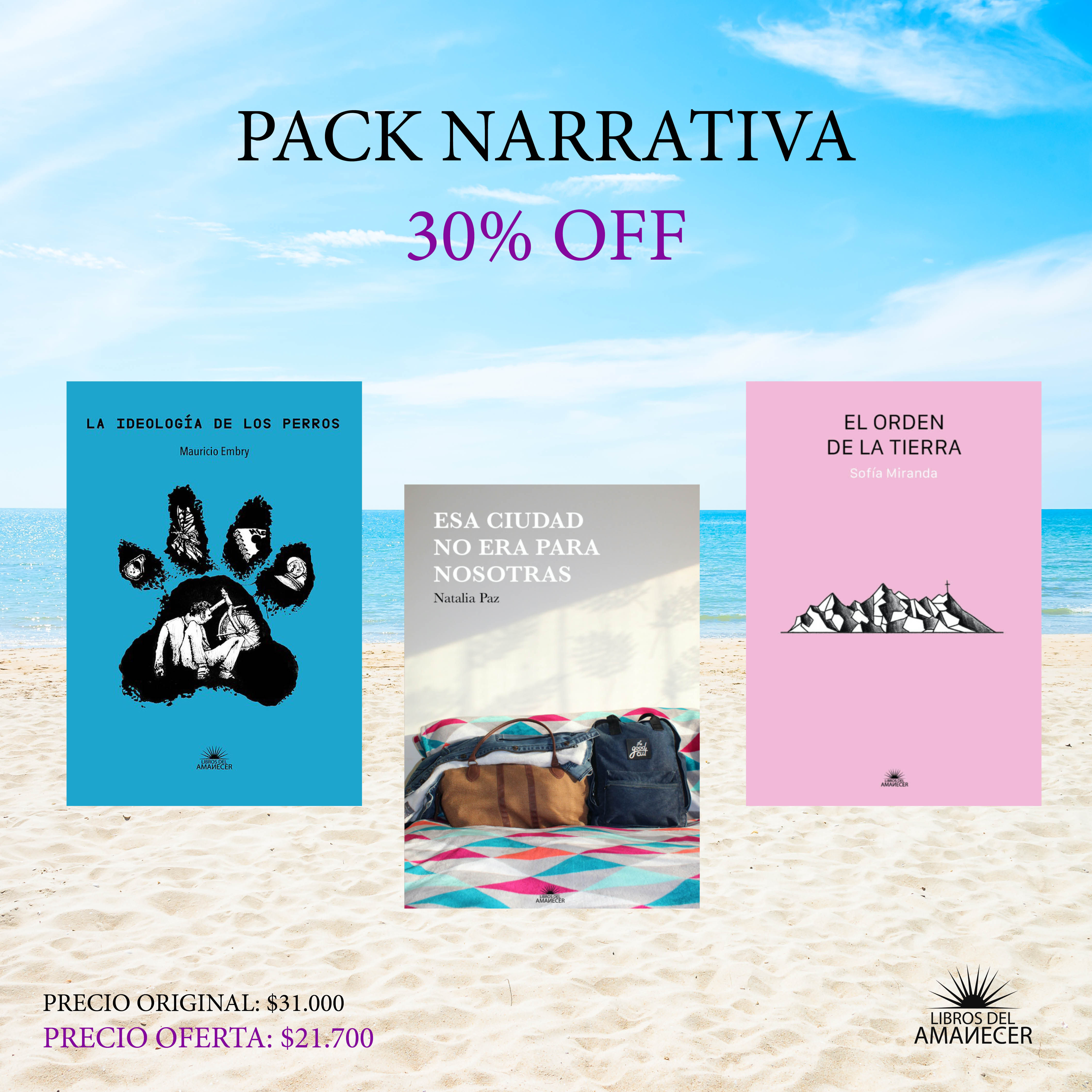 Pack Narrativa / Promo verano 2023