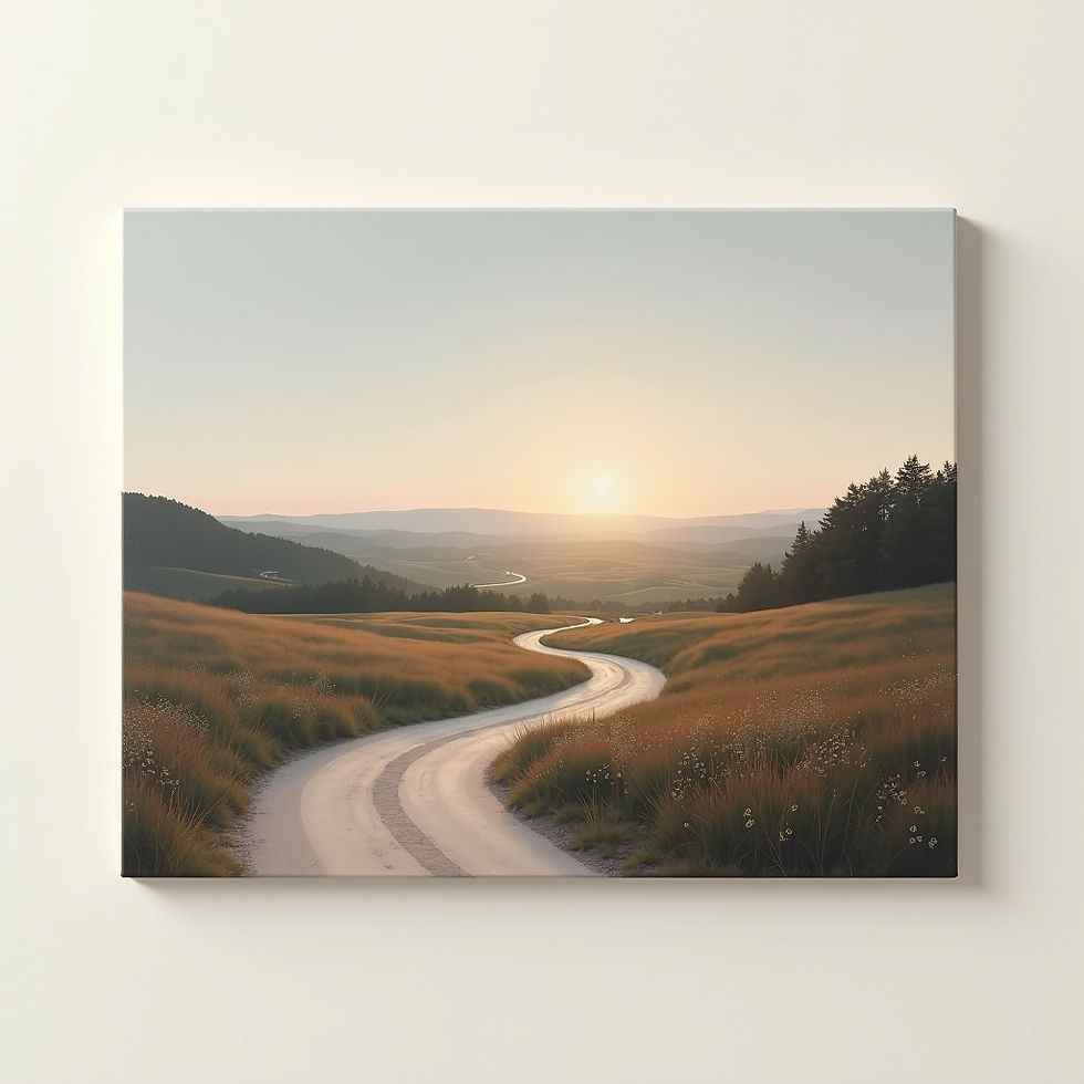 Romantic Landscape Scene