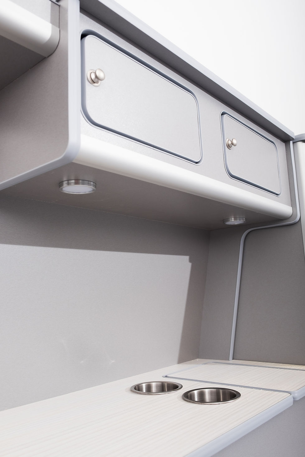Thumbnail: Titanium Black Worktop Transit Custom Long Wheel Base