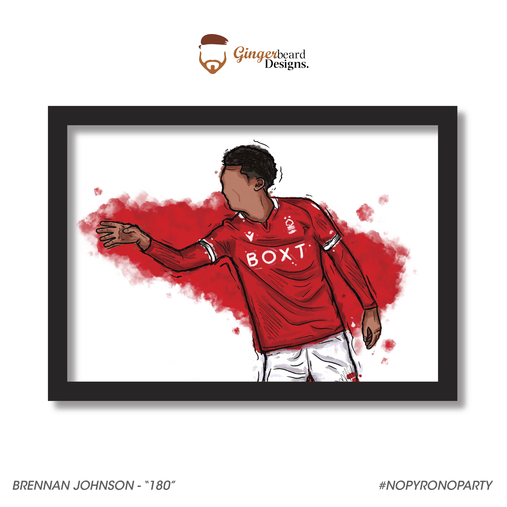 Brennan Johnson - “180” - Nottingham Forest