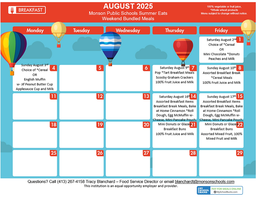 August Breakfast Weekend Bundle