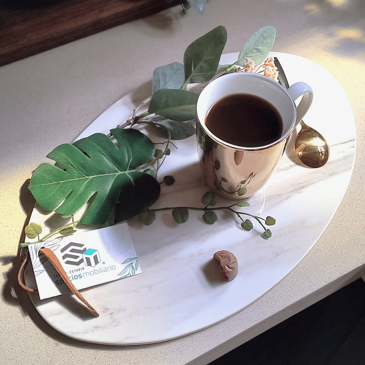 TABLA DE PORCELANATO OVALADO