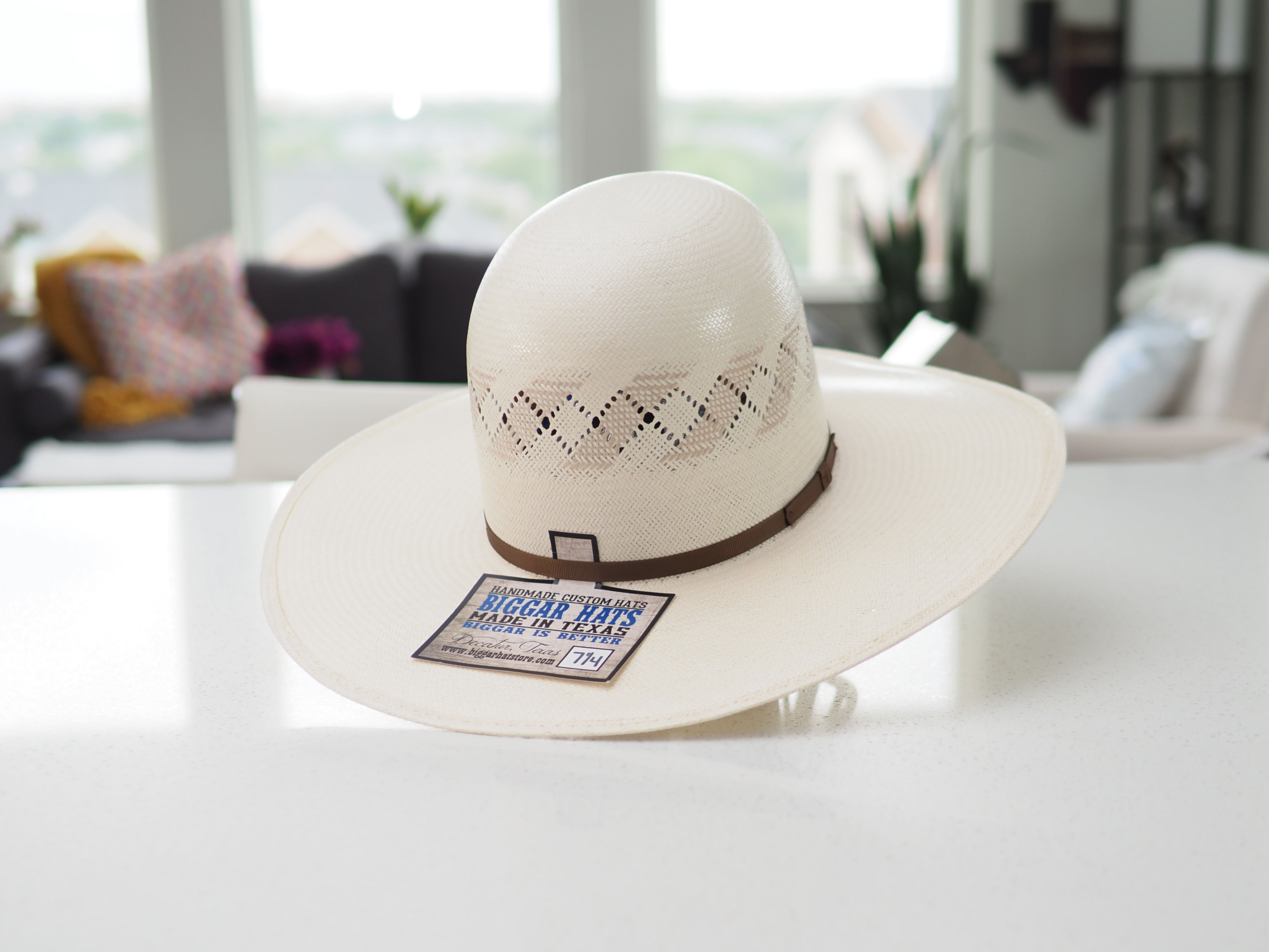 Biggar Garland Tan 6" Crown 4.5" Brim