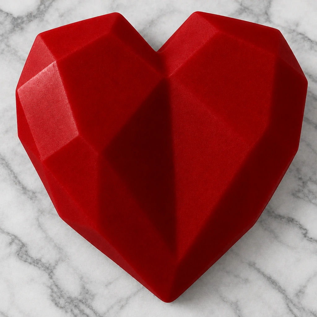 Cherry Geometric Heart