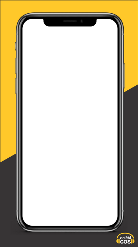 Logotipo da página do Instagram 'Ecléticos' sobre música